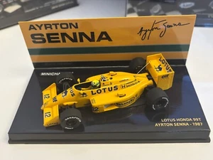 1/43 Minichamps Lotus Honda 99T Ayrton Senna 1987 *Rare* - Picture 1 of 3