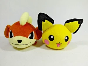 Set Pokemon Growlithe Pichu Plush Stuffed Laying Animal Toy Banpresto Kororin 5" - Picture 1 of 6