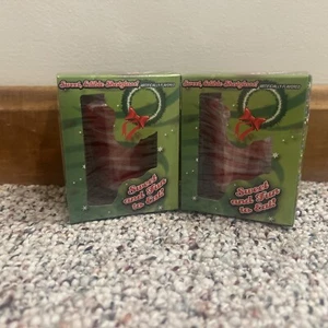 Essbare Zuckerstange Schnapsgläser Set Weihnachtsedition - Bild 1 von 3