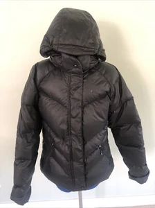 Nike Jugend schwarz Daunen Winter gefütterte Jacke Jugend Größe L (12-14) EUC 326922-010 - Bild 1 von 16