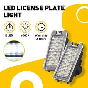 2X LED License Plate Light For Fiat 2013-19 500 Dodge Viper Jeep Grand Cherokee - Picture 1 of 12