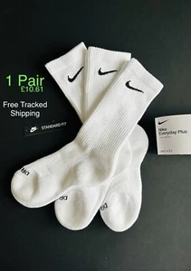 Nike Everyday Plus Cushioned Cotton Socks 1 PAIR Small 2-5 Junior Children Kids - Picture 1 of 6
