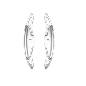 For Hyundai Veloster N Elantra N Kona N 2pcs Steering Wheel Shift Paddle Silver - Picture 1 of 3