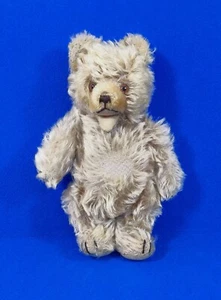 ZOTTY Bär Teddy Hermann Plüsch braun offenes Maul 25 cm 50er 60er Jahre Vintage - Bild 1 von 2