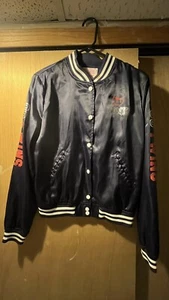 PINK Victoria Secret Minnesota Twins Sequined Jacket Snap Womens Size M - Picture 1 of 3