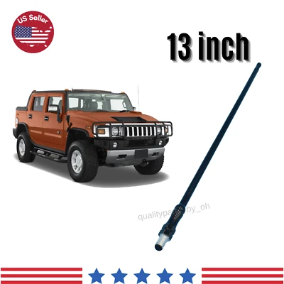 13" Antenna Replacement Mast Radio AM/FM Aerial Black For Hummer H2 2003-2009 - Image 1 of 4