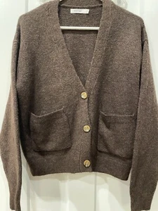Mod Ref Brown Cardigan for Women S - Picture 1 of 4