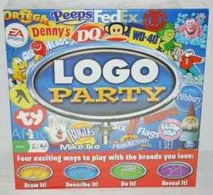 Logo Party Board Game by Spinmaster New Sealed in Box - Picture 1 of 3
