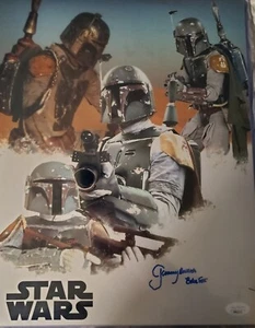 JEREMY BULLOCH STAR WARS BOBA FETT AUTOGRAPH 16x20 PHOTO JSA COA A - Picture 1 of 2