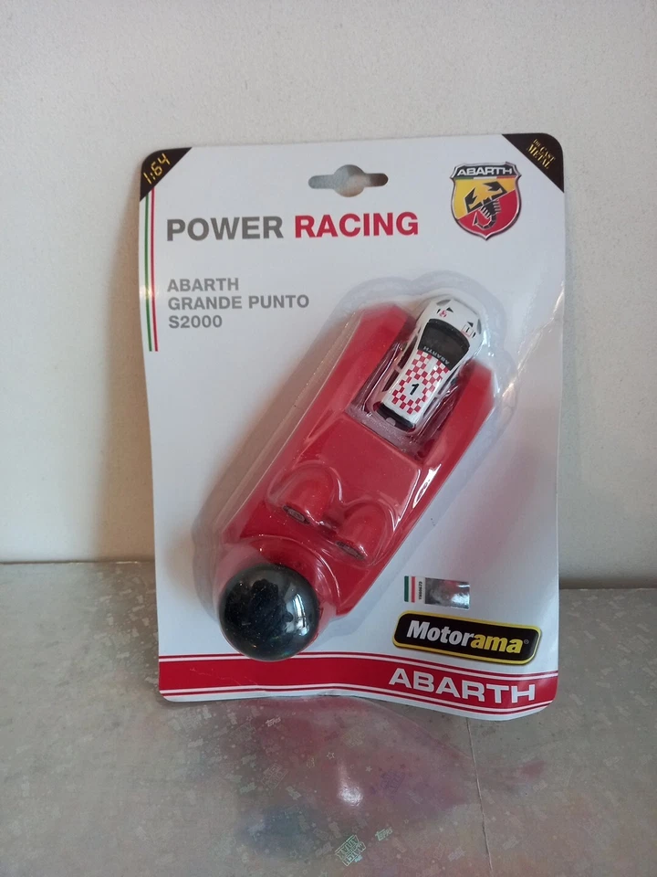 ABARTH 1:64 POWER RACING! MOTORAMA BLISTER NUOVO GRANDE  PUNTO S2000 - Immagine 1 di 3