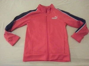 Boys Puma Jacket 7 Red Athletic Gym Workout - Picture 1 of 4