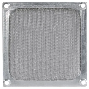 Grille de ventilateur 140 mm avec filtre - argent ventilateur grille ventilateur barbecue protection - Photo 1/1