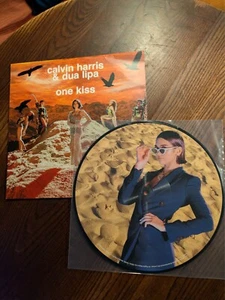 Calvin Harris & Dua Lipa – One Kiss - 12" Picture Disc Vinyl Single Record 2018 - Picture 1 of 4