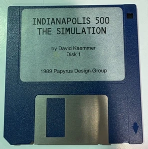 Vintage Indianapolis 500 The Simulation 1989 Disk 1 - 3.5" Diskette - Picture 1 of 1