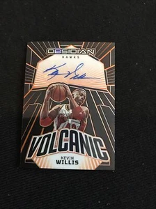 Kevin Willis 2022 Obsidian Orange Electric Etch Volcanic Autograph Auto 02/35 - Picture 1 of 2