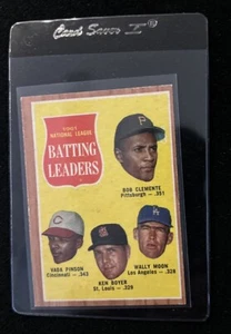 Roberto Clemente / Vada Pinson / Ken Boyer / Wally Moon - 1962 Topps #52 G213 - Picture 1 of 2