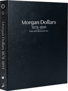 Whitman Prestige™ Coin Album - Morgan Dollars: 1878-1891 Date & Mintmark Set - Picture 1 of 8