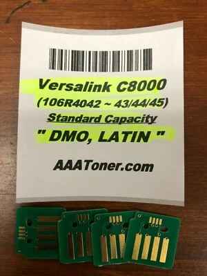 4 Standard Capacity Toner Chip (4042- 43/44/45) for Xerox VersaLink C8000 Refill - Image 1 of 3
