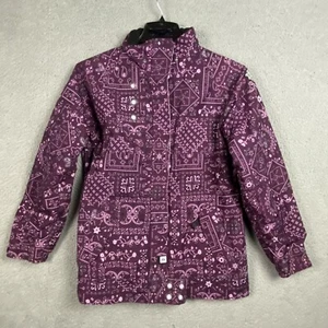 Ride Snowboarding Jacket Girls Large 13-14 Purple Snowboard Ski Pit Zips Winter - Picture 1 of 12