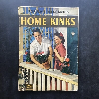 Popular Mechanics Home Kinks Handyman's Guide Magazine 1944 - Image 1 of 4