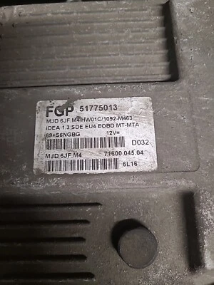 55775013 Centralina Fiat Idea - Immagine 1 di 2