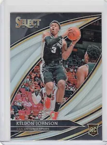 Keldon Johnson SP RC ▪ 2019-20 Select PLATEADO Prizm Courtside #279 Rookie - Imagen 1 de 2