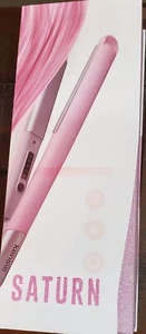 Kensie Saturn Hair Straightener Pink Swivel Cord 5 Temp Settings EUC - Picture 1 of 8