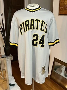 1990 Mitchell & Ness Barry Bonds Stitched Pirates Jersey sz 54 - Picture 1 of 11