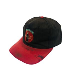 Vintage Always Coca Cola 2 Tone hat Black/Red  Snapback Hat Heavy Distressed H4