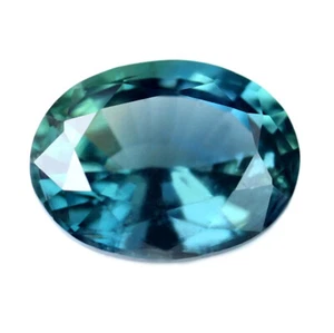 Certified Natural Unheated Teal Sapphire 0.59ct VVS Clarity Madagascar Oval - Picture 1 of 2