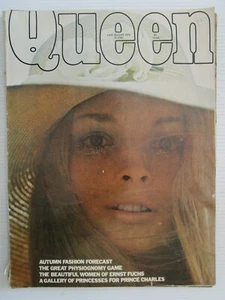 1970 QUEEN MAGAZINE - SWINGING LONDON FASHION MAGAZINE - BUY IT NOW - Picture 1 of 1