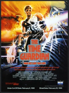 THE TIME GUARDIAN__Orig. 1990 Trade print AD promo__CARRIE FISHER__NIKKI COGHILL - Picture 1 of 1