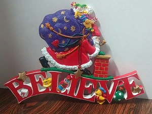 MARY ENGELBREIT BELIEVE Christmas Collection Believe Wall Decor - Picture 1 of 7
