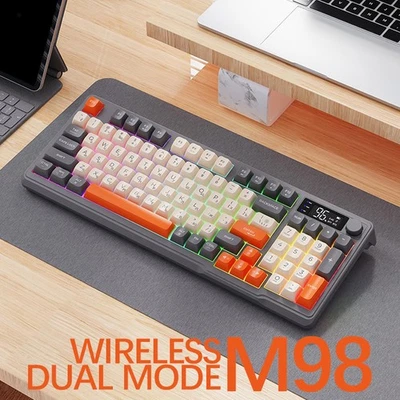 Wireless Keyboard Comfortable Lightweight Russian Mechanical Gaming Keyboard - Image 1 of 2