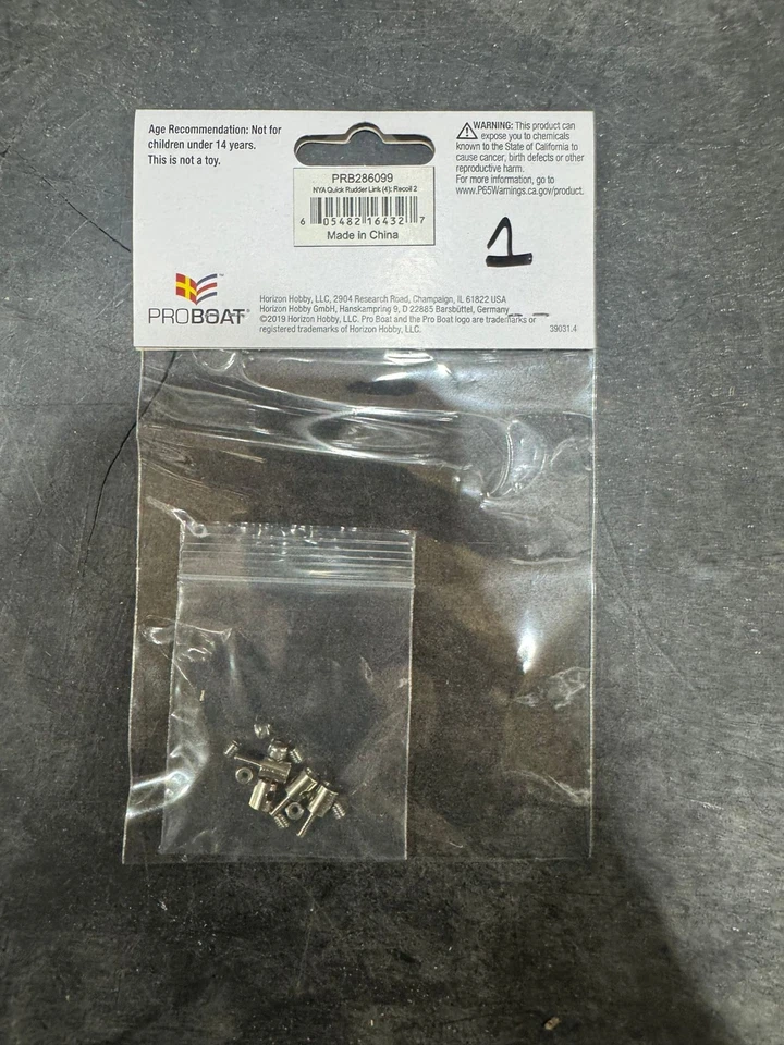 Pro Boat Quick Rudder Link 4 Recoil 2 PRB286099 - Image 1 of 1