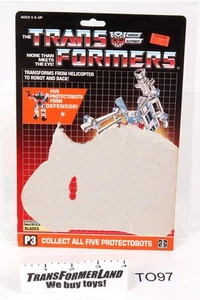 Tarjeta Blades 1986 Vintage Hasbro G1 Transformers - Imagen 1 de 2