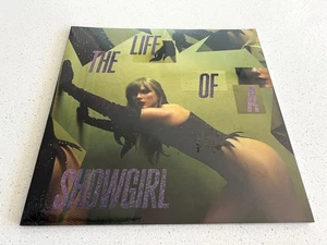 TAYLOR SWIFT THE LIFE OF A SHOWGIRL:  SHINY BUG VIOLET SHIMMER VINYL SOLD OUT! - Picture 1 of 6