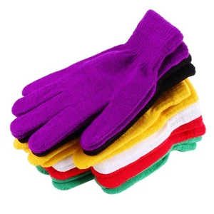 6 Pairs Winter Warm Knitted Gloves Flexible Full Finger Cashmere - Bild 1 von 12