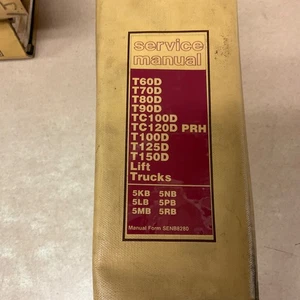 CAT Caterpillar T60/70/80/90/100/150D SERVICE SHOP REPAIR MANUAL FORK LIFT TRUCK - Picture 1 of 13