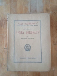 Henry Bordeaux - Pierre Benoit - Félix Alcan (EO) 1931 papier Hollande n°71/165 - Imagen 1 de 4