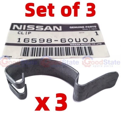 GENUINE Nissan Skyline R32 R33 R34 RB25 RB26 Air Cleaner Box Lid Clip x3 - Image 1 of 3