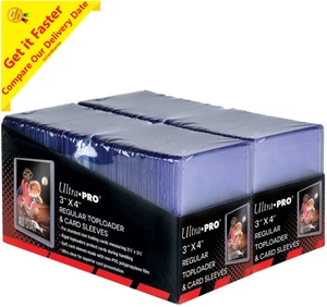 ULTRA PRO 3" x 4" Regular Toploaders & Card Sleeves 200 count retail pack 35pt - Picture 1 of 6