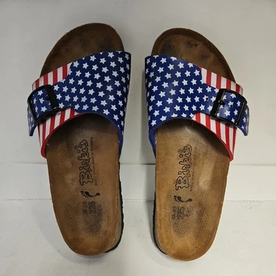 Birkenstock Birki's Catalina 美国国旗星条凉鞋 35 美码 5 — 第 1/4 张图片