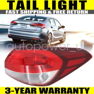 Right Side Tail Light Assembly For 2017-2018 Kia Forte Sedan Models 92402B0600 - Image 1 of 4