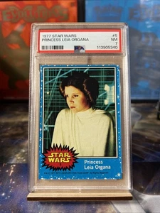 1977 Topps Star Wars Princess Leia Organa No. 5 PSA 7 - Picture 1 of 2