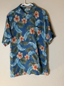 Tommy Bahama Men’s Large Hawaiian Button Down Shirt - Picture 1 of 15