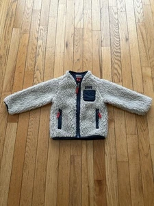 Patagonia Retro X Fleece Jacket Kids Retro-X Oatmeal Youth Kids 12-18 Months Zip - Picture 1 of 9