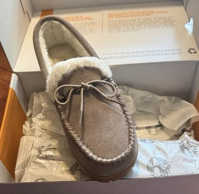 Women’s Timberland Brown Moccasin Slippers Size 9 - Image 1 of 4