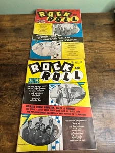 ROCK AND ROLL SONGS MAGAZINE MAY July 1956 #1 & 2 Lot Bill Haley - Picture 1 of 7
