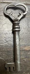 Vintage Skelett Schlüssel 2 1/2" Länge offener Lauf 1/8" unbeschriftet - Bild 1 von 6